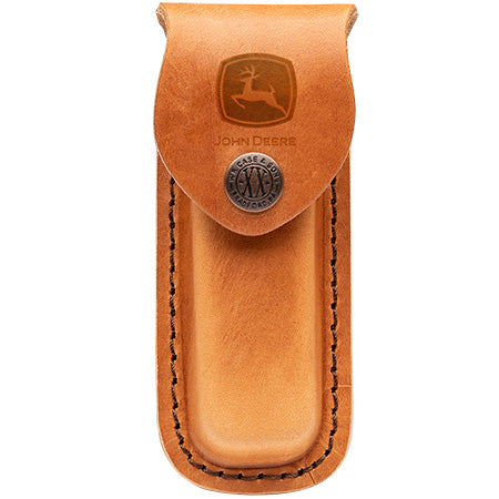 Case Knife John Deere Sheath Brown 15778