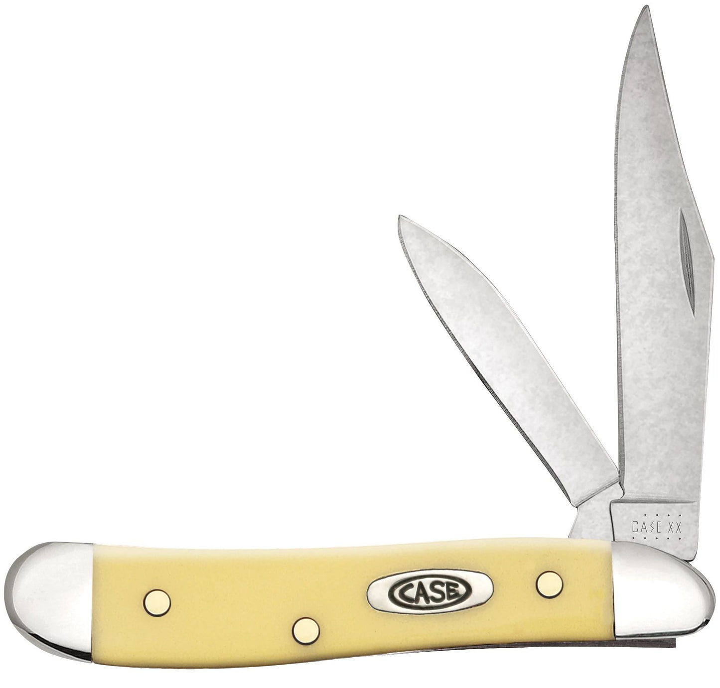 Case Knife Yellow Synthetic Peanut 80030