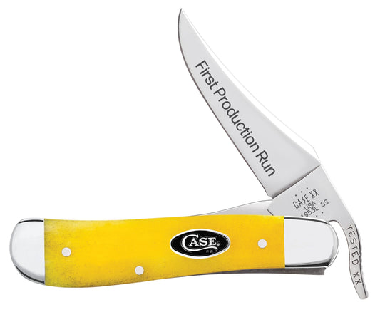 Case Knife Yellow Russlock 94203