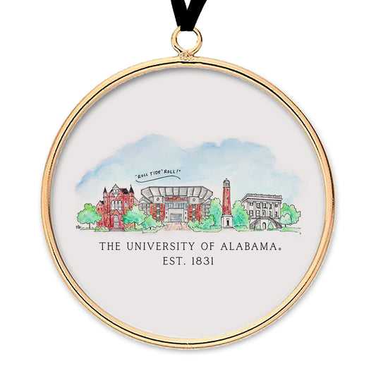 Alabama Skyline Ornament