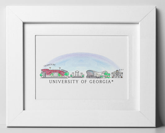 Georgia Skyline 8x10 Print