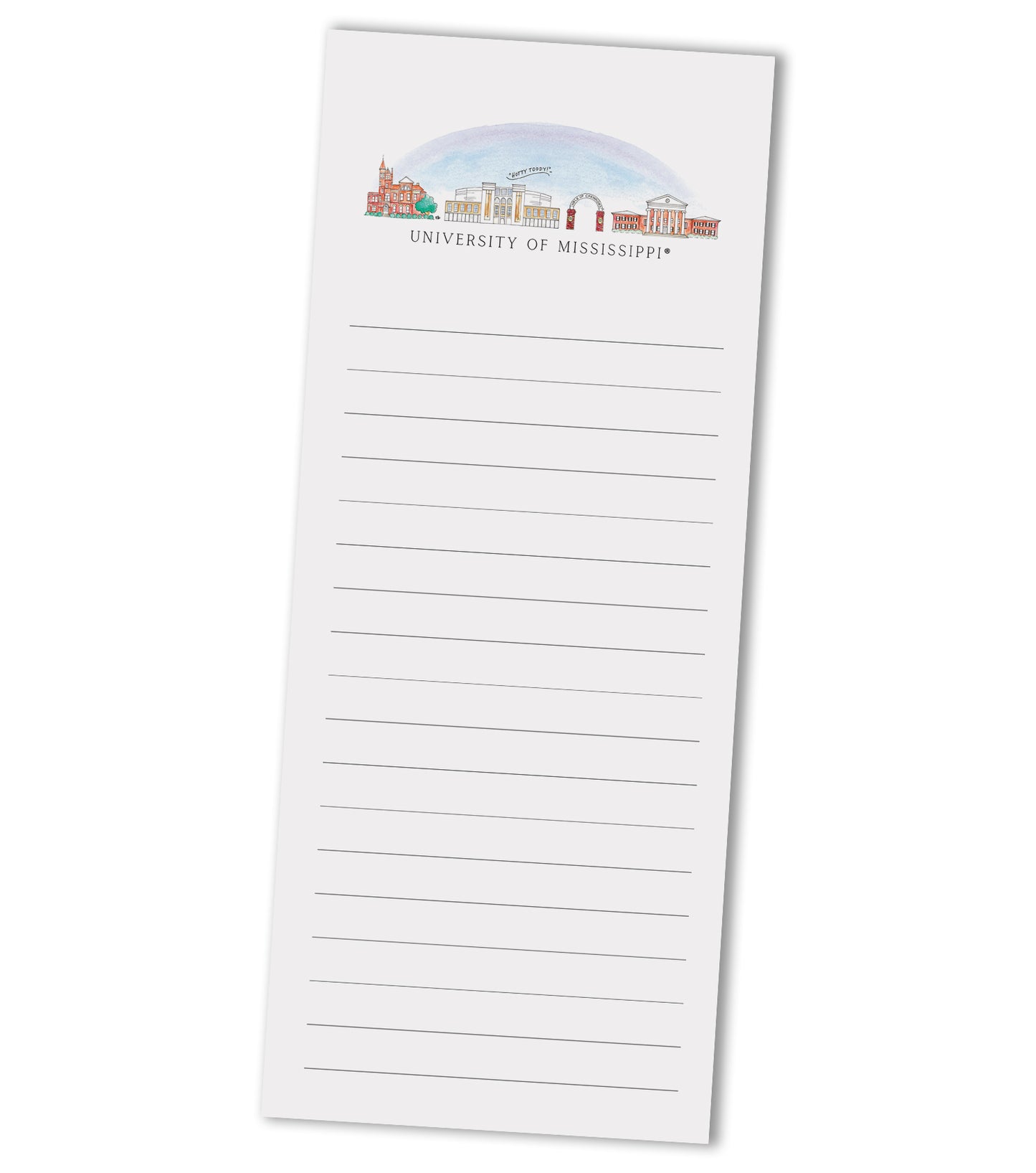 Mississippi Skyline Notepad