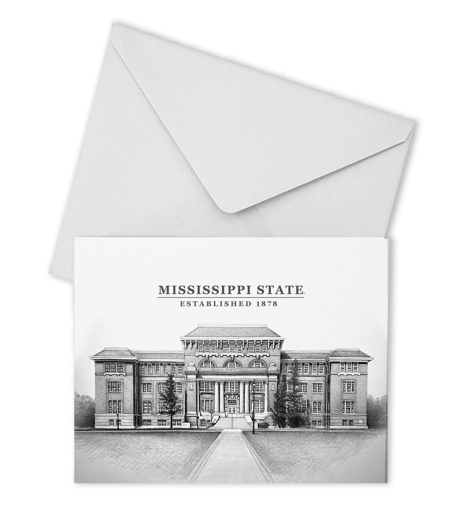 Mississippi State Campus Note Cards