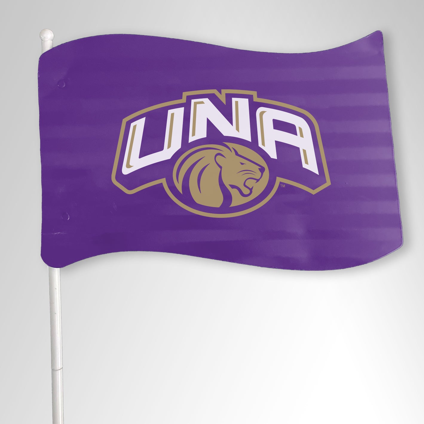 UNA Metal Flag