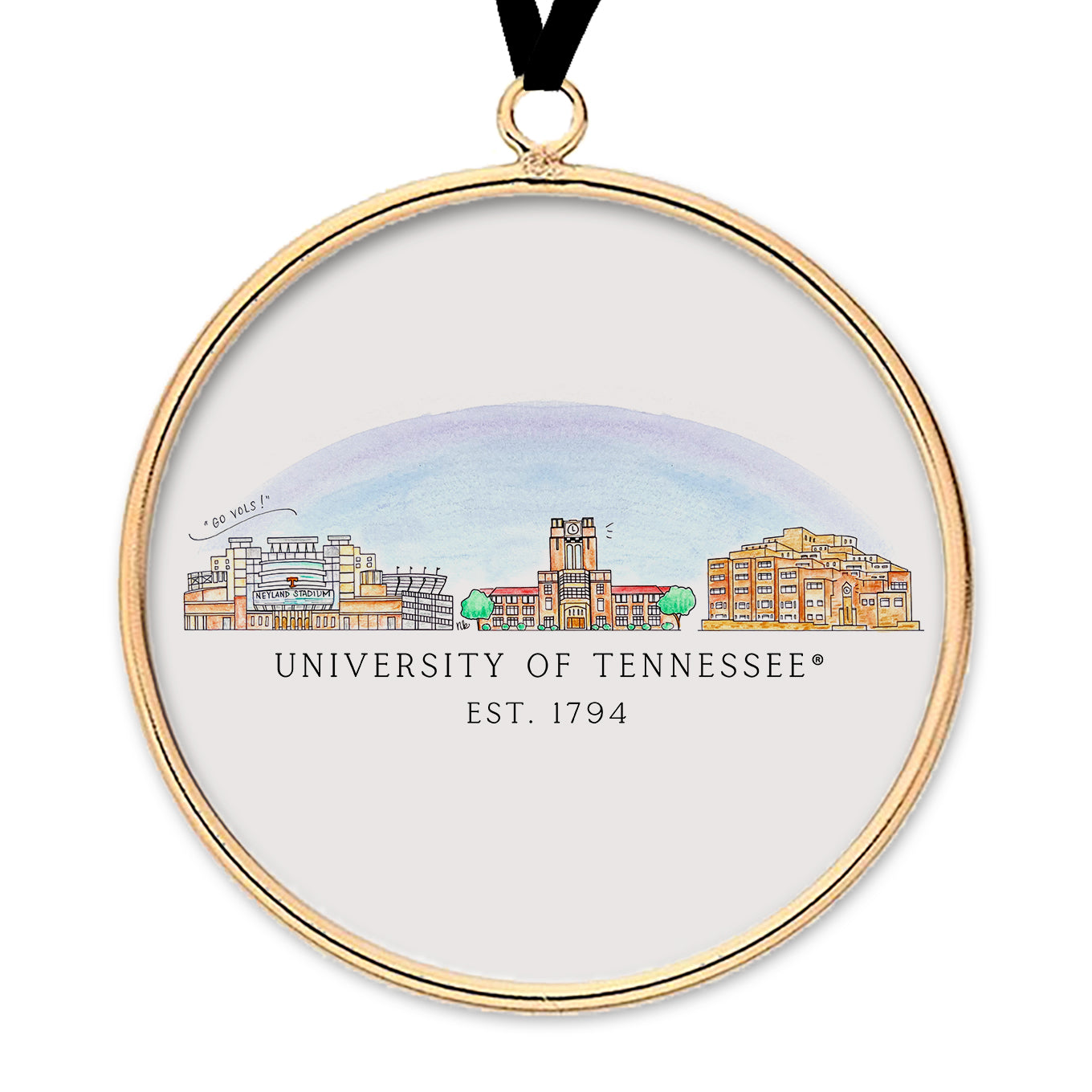 Tennessee Skyline Ornament