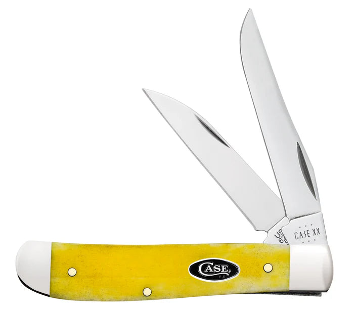 Case Knife Yellow Bone Smooth Mini Trapper 20031