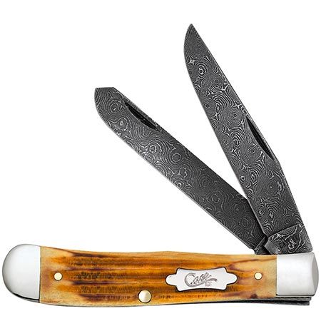 Case Knife Burnt Goldenrod Trapper 52420